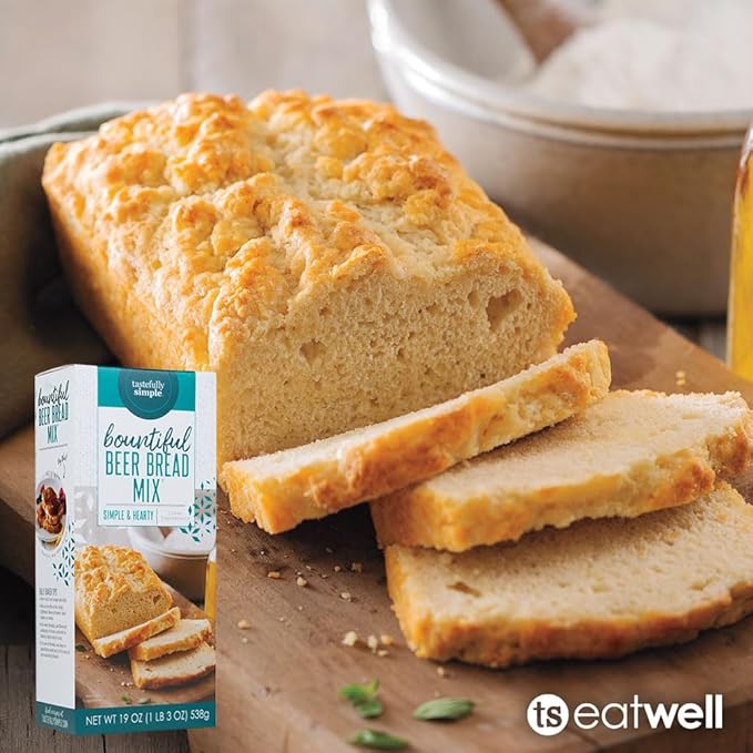 Tastefully Simple Bountiful Beer Bread Mix, 19 Ounce