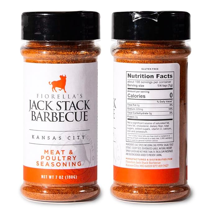 Jack Stack Barbecue Dry Rub Seasoning Variety Pack - All Purpose, Steak, Poultry & Meat Seasonings - Kansas City Spice 3 Pack - for Chicken, Steak, Ribs, Vegetables, Seafood, and More (7oz Each)