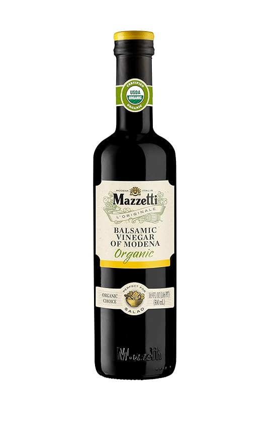 Mazzetti Balsamic Vinegar PGI-2 Leaf Organic (NEW), 16.9 Fl Oz (Pack of 1)