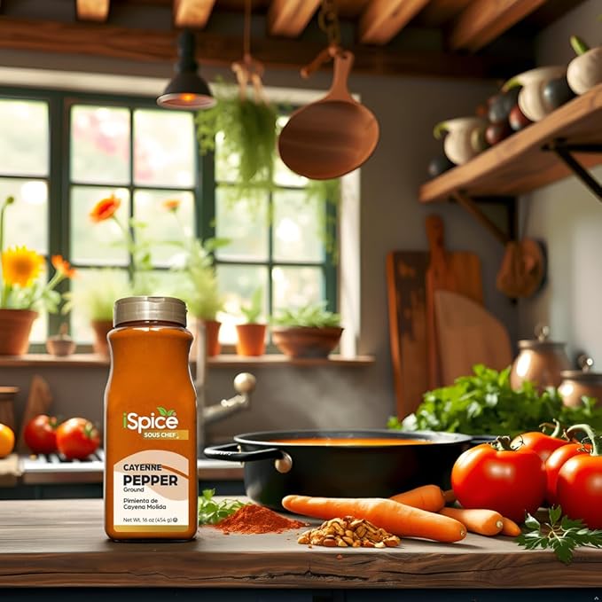 iSpice | Cayenne Red Pepper | 16 oz | Bulk Size | Kosher | Rich Aroma