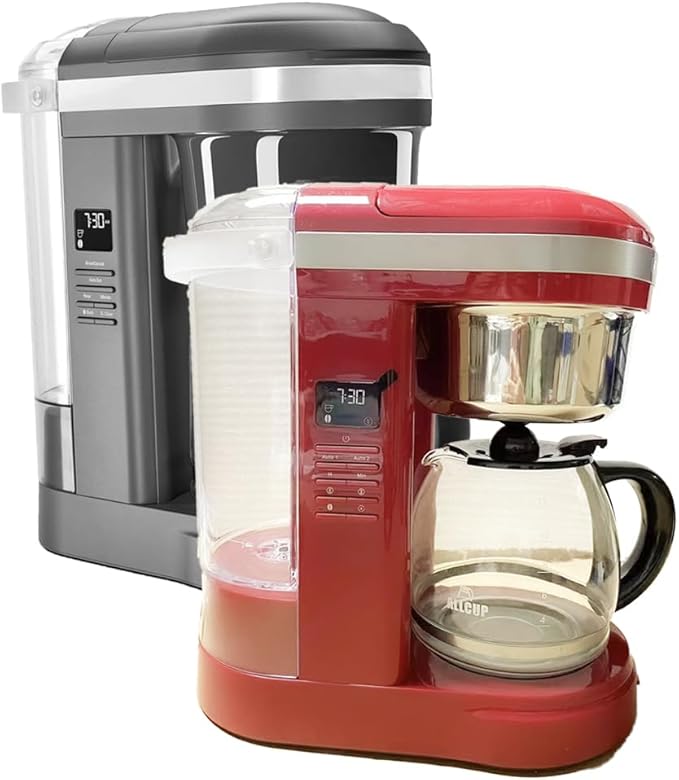 Coffee Machine Replacement 12-CUP Glass Pot, Compatible With Kitchenaid KCM1209 KCM1208 Cuisinart DCC 1220BKS, Capresso SG300, Gourmia GCM3260, Krups Essential Wamife Mueller 12 cups coffee machine