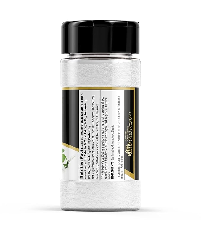 GranAroma Stevia, Sweetener, Versatile Powder, Beverages & Goods (1.6 Ounce)