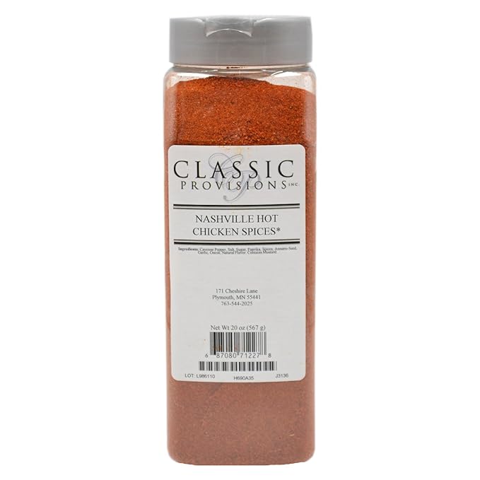 Classic Provisions Spices, Nashville Hot Chicken Spice, 20 Ounce