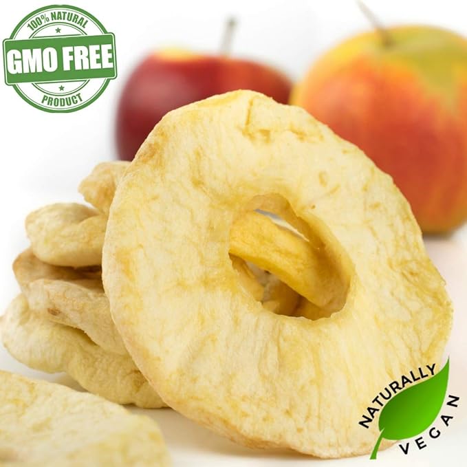 Gerbs Dried Apple Slices 1 lb. | Unsulfured, No Sugar Added, Preservative-Free | Naturally Sweet & Chewy | Top 14 Allergen-Free