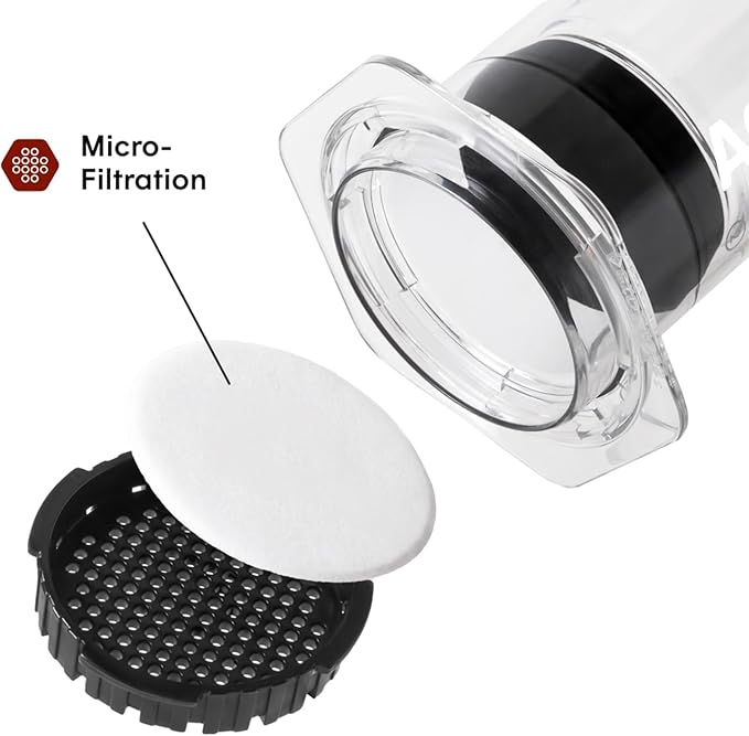 AeroPress Clear XL Coffee Press ??3 in 1 Brew Combines French Press, Pourover, Espresso, Full bodied smooth coffee without grit or bitterness, Portable Coffee Maker for Home, Office, Camping & Travel