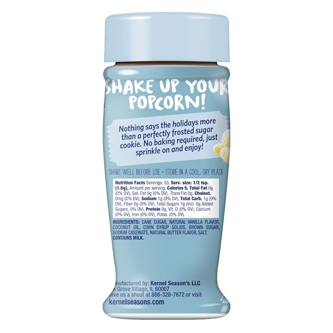 Kernel Season's Popcorn Seasoning, Frosted Sugar Cookie, 3 Ounce (Pack Of 6)