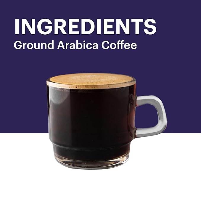 GRANA Dark Roast 16 Capsules Compatible with Nescafe Dolce Gusto - 16 Count - 100% Arabica, Single Source, Clean Coffee Pods