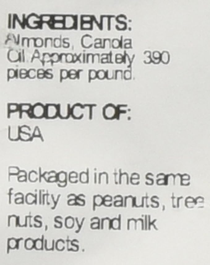 Sincerely Nuts Roasted Whole Unsalted Almonds No Shell - 5Lb Bag - Incredibly Tasty - Sealed for Freshness - Healthy Nutrients