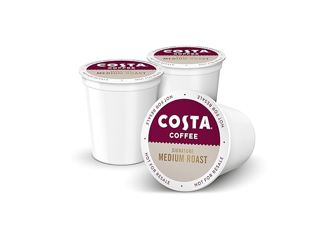 Costa Coffee Medium Roast Single Serve Pods - Signature Blend - 10 ct Box