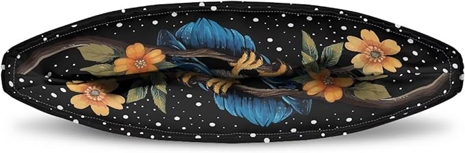 Blue Owl Pattern Tea Cozy for Teapot Dome Teapot Cover Customized Teapot Covers Cozy for Teapot with Handle Dust Cover Kitchen Kettle Dust Cover Can Hung and Folded 竊뉰lack竊?"<div>