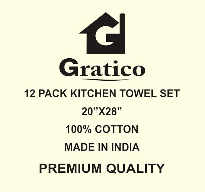 Salsa Stripe Kitchen Towels 100% Cotton Dish Towels for Kitchen Multi Color Highly Absorbent Multi-Purpose Waffle Dish Cloths for Cleaning Soft Hand Bar Towels 20x28 Inches (Set of 12)