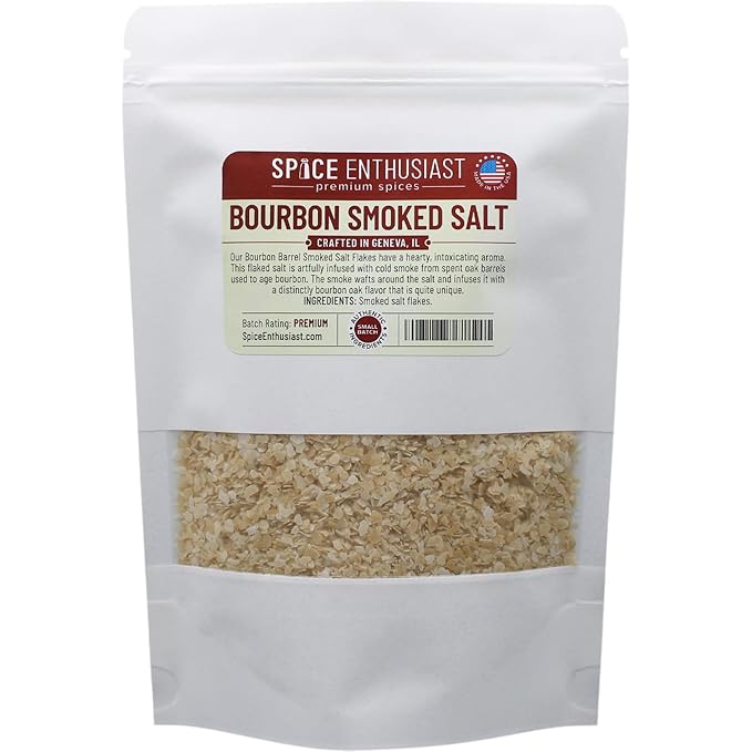 Spice Enthusiast Bourbon Barrel Smoked Salt Flakes - 4 oz