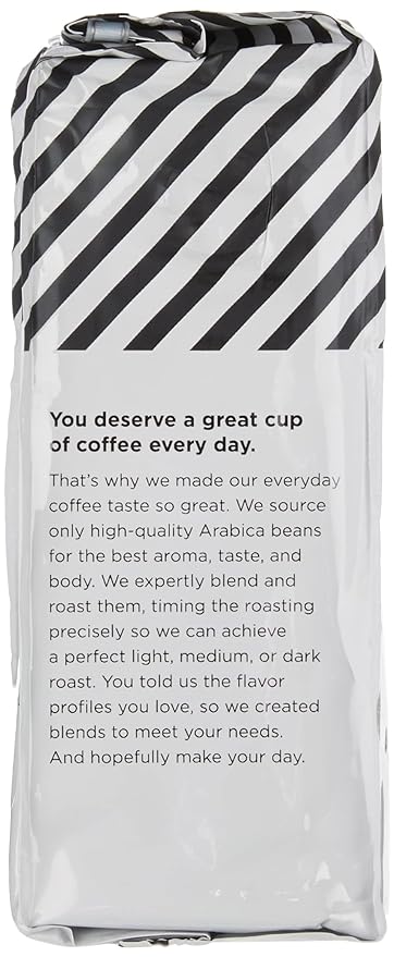 Amazon Fresh Decaf Colombia Ground Coffee, Medium Roast, 12 Ounce