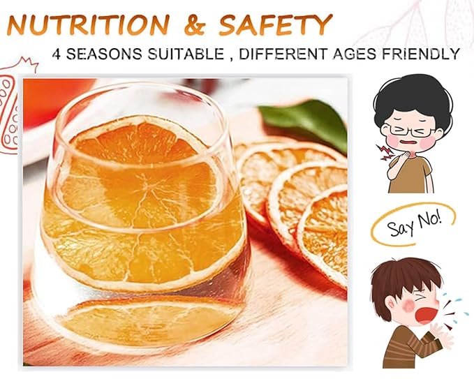 Dehydrated Orange Slices,10.58oz / 300g, Dried Orange Slices Sugar Free Natural Fruit for Cocktails/Cakes/Crafts/Old Fashioned Citrus Garnish Garland Candied Mandarin Decoration Wheels Bulk