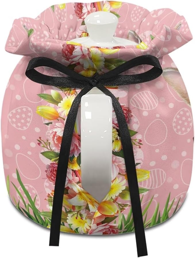 Easter Egg Tea Cozy for Teapot Insulated Large Teapot Cover to Keep Warm Tea Kettle Cover Machine Washable for Home Kitchen Tea Party Table D챕cor