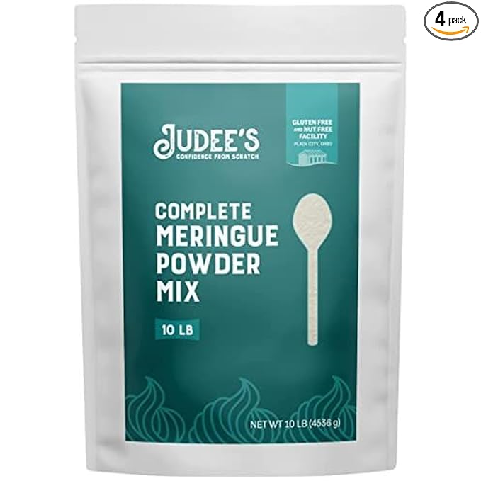 Judee's Gluten Free Meringue Powder Mix 40lb - No Preservatives, Non-GMO Gluten-Free & Nut-Free - Made in USA - Make Meringue Cookies, Pies, Frosting, and Royal Icing
