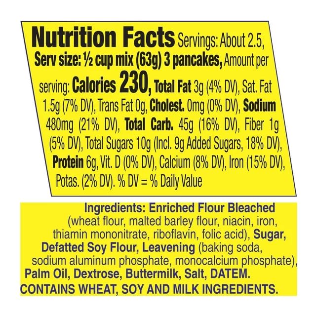 Bisquick Shake'N Pour Buttermilk Pancake Mix, 5.1- ounce Containers (Pack of 6)