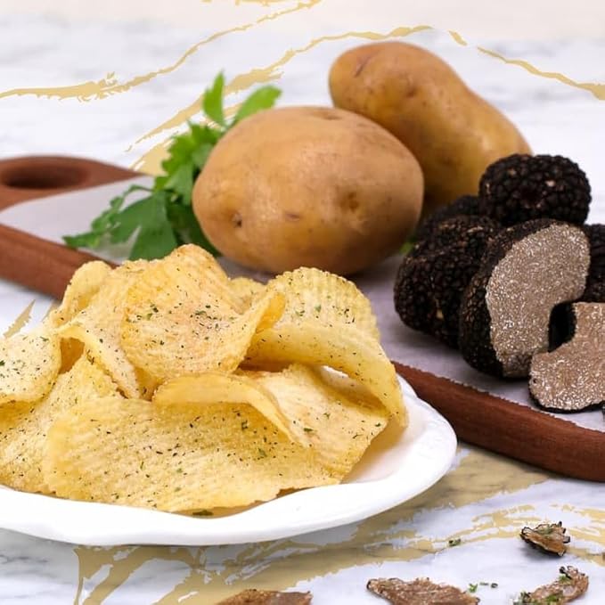IRVINS Truffle Potato Chips Crisps | Premium Hand Cooked | Whole Ingredients | 2.5 oz (Pack of 3)