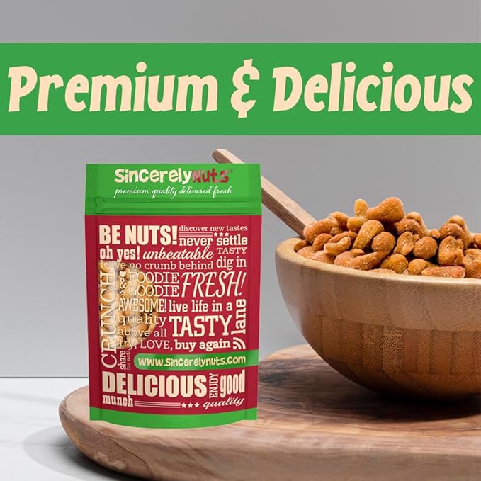 Sincerely Nuts ??Honey Roasted Cashews | Five Lb. Bag | Deluxe Kosher Snack Food | Healthy Source of Protein & Nutritional Content | Gourmet Quality Cashew Nut