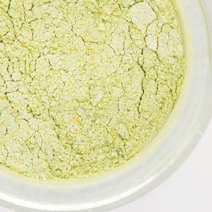 Luster Dust Edible Cake Decorations, Edible Luster Dust for Cakes, Lime Green Edible Luster Dust for Cupcake Decorations, Cake Drip, Edible Paint, Lime Green Edible Shimmer Dust for Drinks