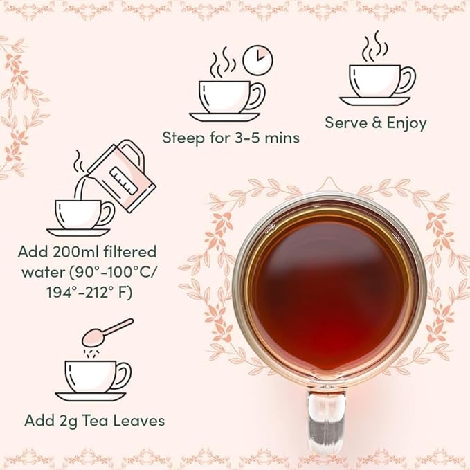 VAHDAM, BLUSH - Assorted Tea Gift Set for Women (3 Premium Teas) Tin Caddy Presentation Box | Loose Leaf | Gluten Free, Non GMO | Gifts for Her | Gifts for Women