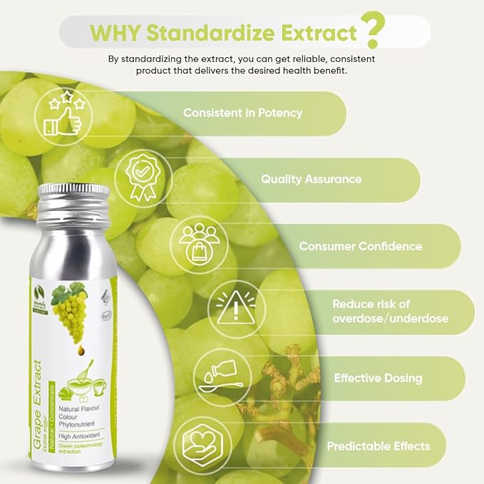 Bionutricia Grape Extract Liquid 2.82oz, No Artificial Colors & Flavor, Natural Extract for Baking, Desserts & Beverages, Strong Grape Taste, High Antioxidants, Non GMO, Vegen Friendly