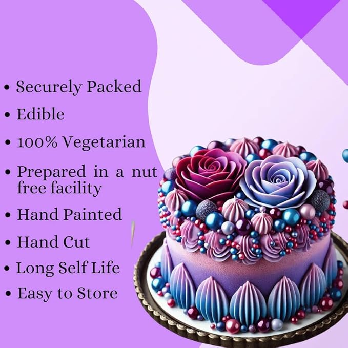 Confect Love Disco Balls Sprinkle Mix ??Pink, Blue & Purple Pearl Candy Balls for Cake Decorating, Cupcakes, Cookies & Desserts ??Edible Sprinkles Topping | Vegan, Gluten-Free, Nut-Free, Soy-Free, Dairy-Free, Palm Oil-Free- 4.2 Oz
