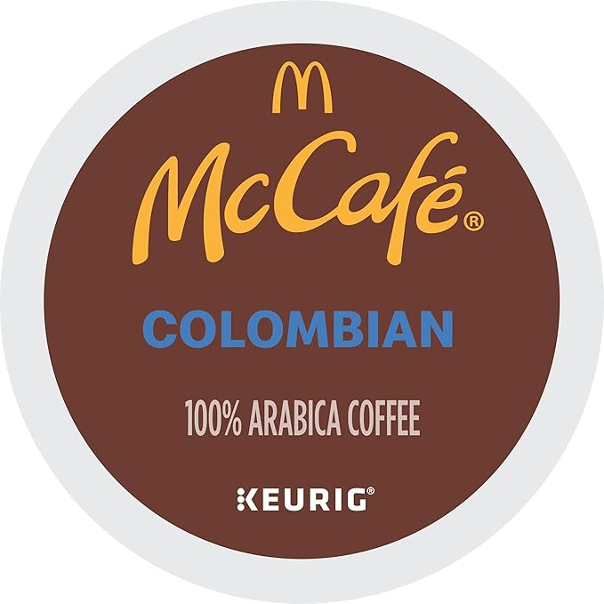 McCafe Colombian, Single Serve Coffee Keurig K-Cup Pods, Medium Roast, 60 Count, (6 Packs of 10)