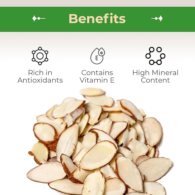 Sincerely Nuts – Raw Natural Sliced Almonds | 2 Lb. Bag | Delicious Guilt Free Snack | Low Calorie, Vegan, Gluten Free | Gourmet Kosher Food | Source of Fiber, Protein, and