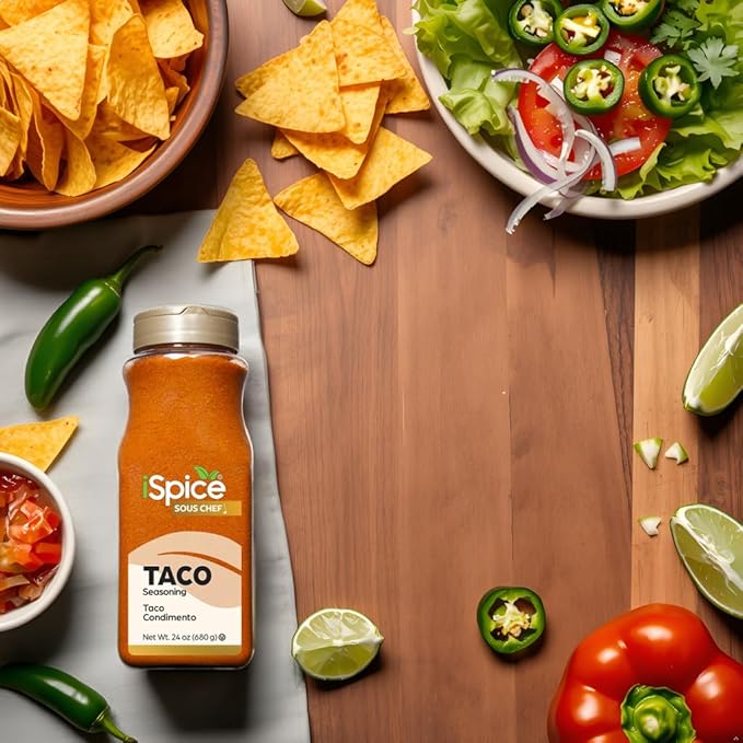 iSpice | Taco Seasoning | 24 oz | Bulk Size | Mixed Spices & Seasonings | Kosher