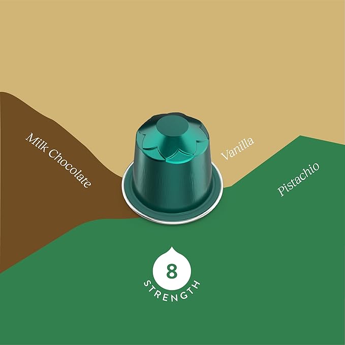 Cru Kafe Decaf USDA Organic Espresso Coffee Capsules (50 Pods) Fairtrade Coffee Pods Compatible with Nespresso Original Line and Pixie Machines