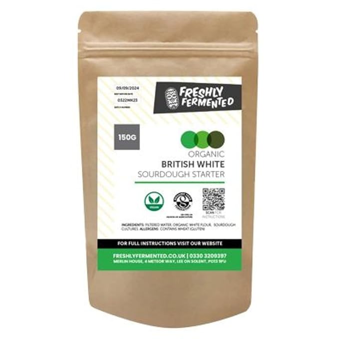 Freshly Fermented - Certifed Organic Freeze Dried Sourdough Starter - British White