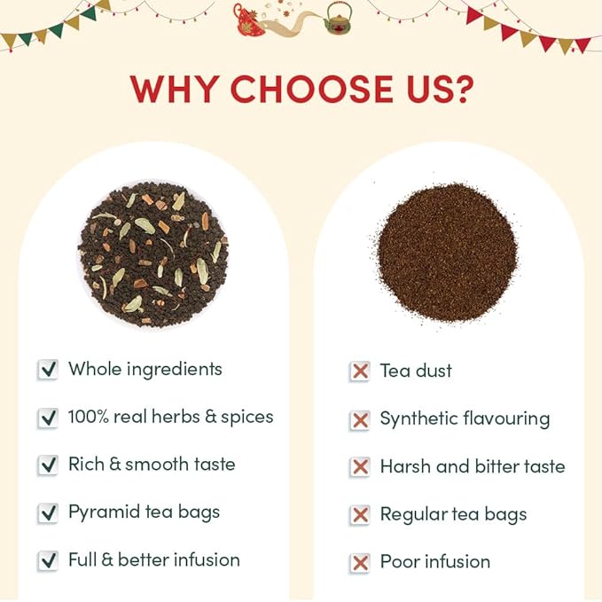 VAHDAM, Advent Calendar 2025 | 24 Unique Loose Leaf Tea - Exclusive Holiday Tea Gift Set | Christmas Advent Calendar 2025 for Adults | Advent Calendar 2025 Adult Women & Men