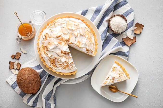 A Blend Above Toasted Coconut Cream Cheesecake Mix - No-Bake Desserts, All Natural, Vegan, Gluten Free, No MSG - Instant Dessert Mix, Fruit Dip, Bagel Topping, Frosting, Cheesecake Filling - Makes 16 Oz (Pack of 3)