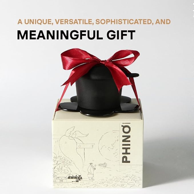 ??Vietnamese Coffee Dripper Phin Filter ??Pour Over Coffee Maker ??Single Cup Dripper with Flower Design ??Reusable Coffee Filter- Paperless Filter for Sustainable Brewing (Jet Black)