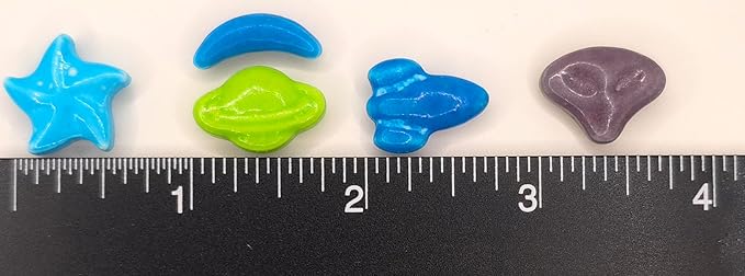 NCS Outer Space Blue, Purple, White, and Lime Green Space Ship, Alien, Planet, Moon and Star Edible Candy Sprinkles, 8 ounces - Great for Cupcakes, Cookies, Cakes, Cakes Pops, Donuts