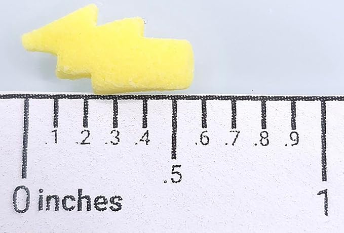 NCS Yellow Lightening Bolts Edible Candy Sprinkles, 8 ounces - Great for Cupcakes, Cookies, Cakes, Cakes Pops, Donuts