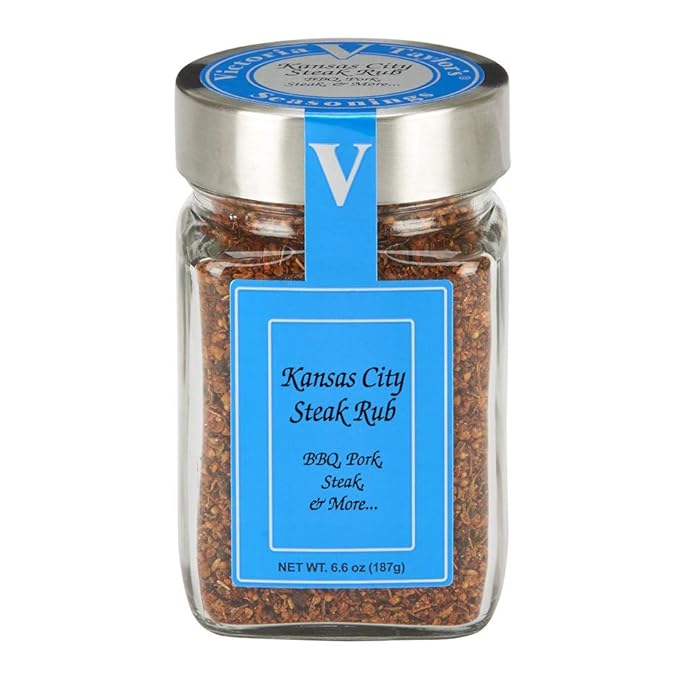 Kansas City Steak Rub- 6.6 oz. Jar (Pack of 2) - The ultimate brown sugar BBQ blend used by pitmasters and backyard cooks everywhere. Porks perfect pair.