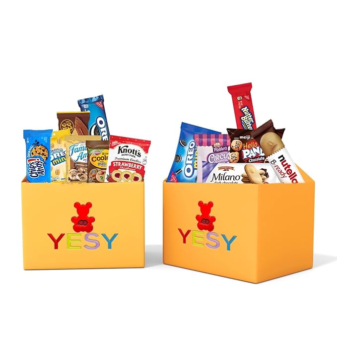 Cookies Variety Pack - Individually Wrapped Assortment, Sampler Bulk Care Package - Cookie Bundle, Office, 32 Count, Office and Kids Cookies