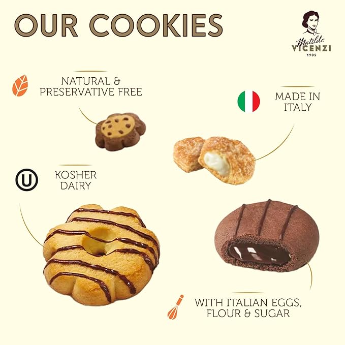 Matilde Vicenzi Verona Cookie Tin - Gourmet Italian Cookies Assortment in Individually Wrapped Trays - Pastries & Bakery Dessert Gifts for Mother's Day, Father's Day, Birthday - Puff Pastry, Assorted Cookies in Italian Design Gift Tin 25.4oz (720g)
