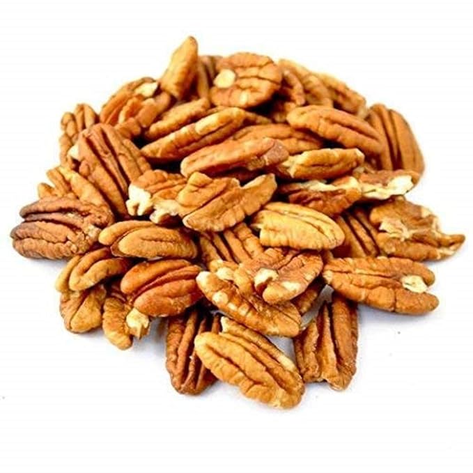 Whole, Shelled & Raw Georgia Pecans by Farm Fresh Nuts | 1 LB Bag of Southern Tastiness | Unsalted & Handpicked for Freshness | Perfect For Pecan Pie, Cookie, Praline, Butter Recipes & More