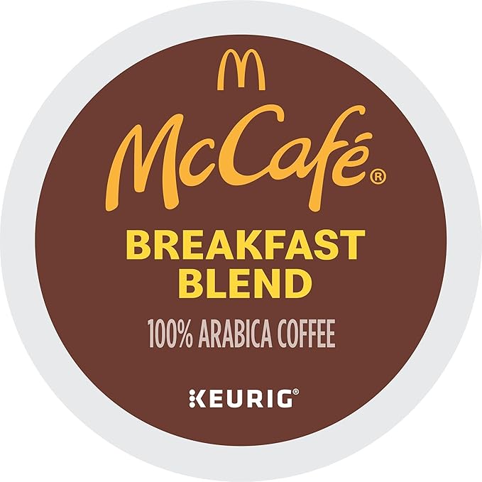 McCafe Breakfast Blend, Single Serve Coffee Keurig K-Cup Pods, Light Roast, 60 Count (6 Packs of 10)