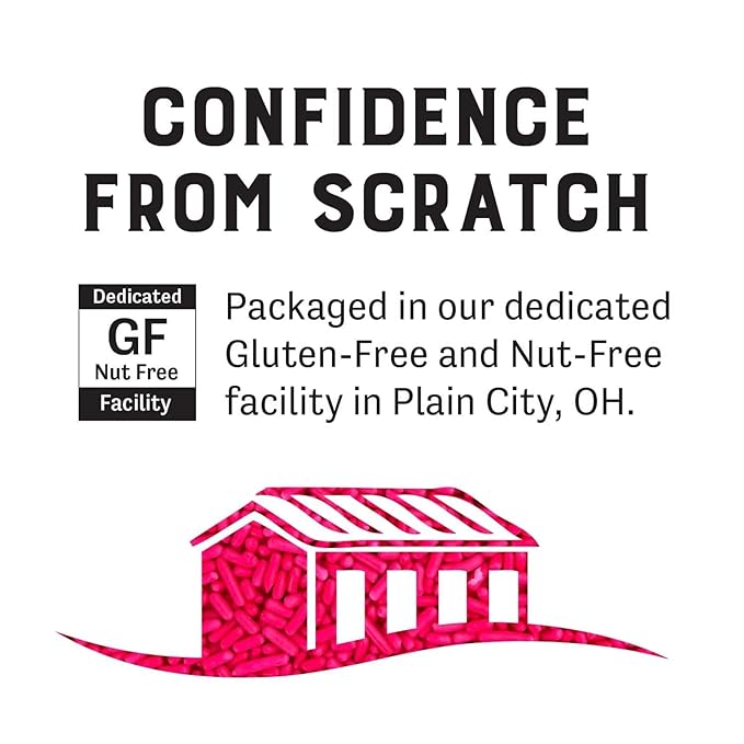 Judee's Gluten Free Pink Sprinkles 4 oz - Gluten-Free and Nut-Free - Brighten Up Your Baked Goods - Great for Cookie and Cake Decoration - Use for Baking and as Dessert and Ice Cream Toppings