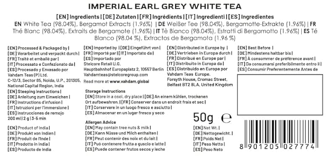 2015 Avaata Blossom, Organic Nilgiri White Tea, Single Estate, 3.53oz / 100g