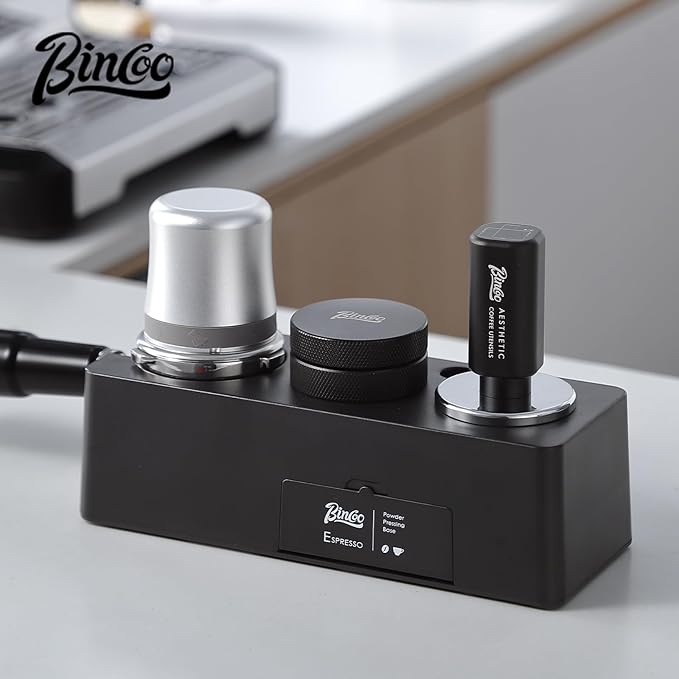Bincoo 51mm Coffee Dosing Cup - Espresso Coffee Dosing Cup Compatible with 51mm Portafilter - Made of Aluminum,Espresso Machine Accessory for Coffee Bar Home Office(51 MM)