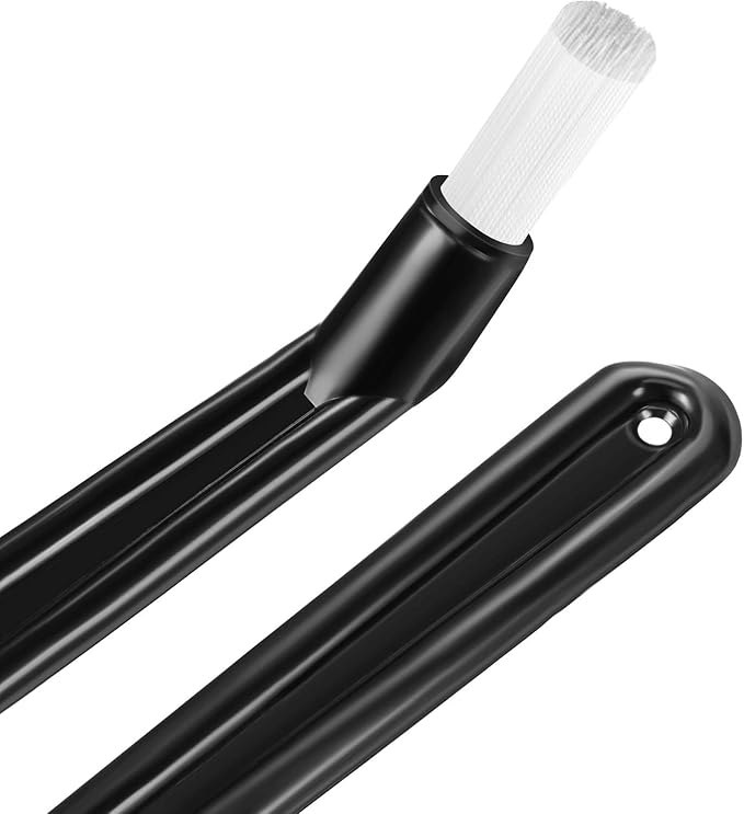 Zhehao Coffee Machine Brush Cleaner 4 Pieces Coffee Machine Brush with Spoon and 1 Piece 58 mm Stainless Steel Back Flush Insert Metal Blind Filter