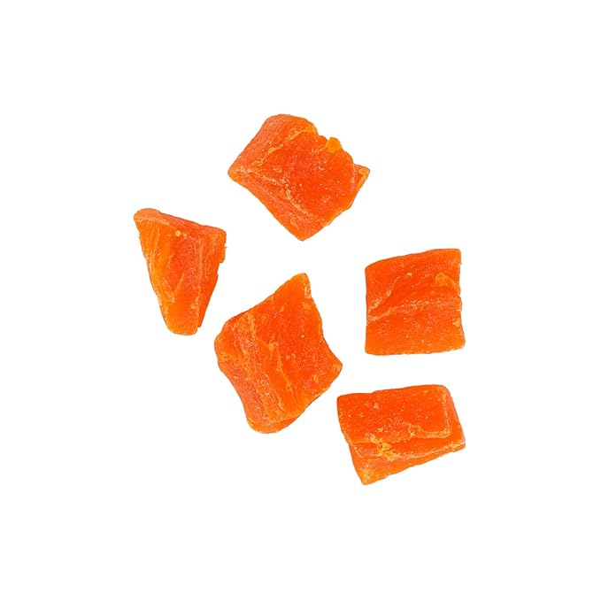 Dried Papaya Chunks, 2 Pound Bag, The Hampton Popcorn & Candy Company