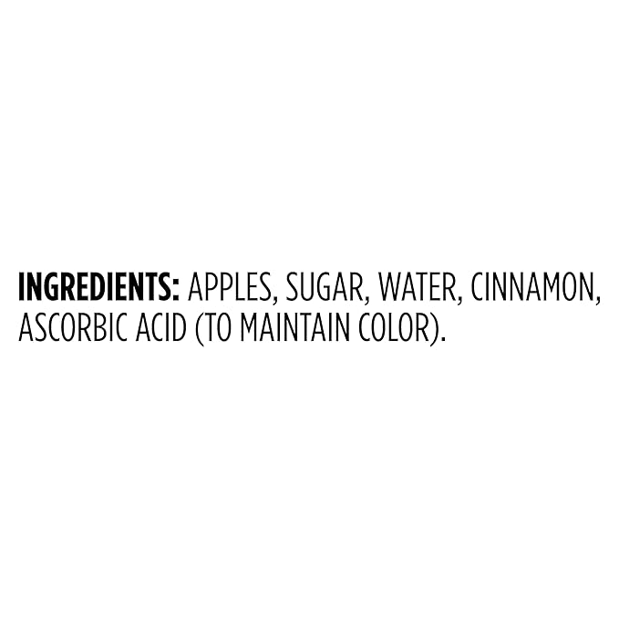 Amazon Grocery, Cinnamon Apple Sauce, 4 Oz, Pack of 6 (Previously Happy Belly, Packaging May Vary)