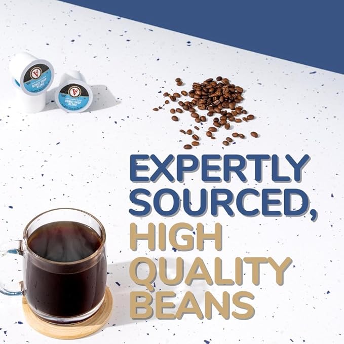 Victor Allen's Coffee Decaf Donut Shop Blend, Medium Roast, 200 Count, Single Serve Coffee Pods for Keurig K-Cup Brewers