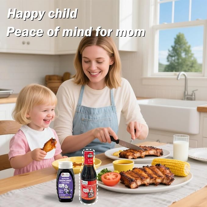Sauce Grandmaster Gluten Free Hoisin Sauce & Dark Soy Sauce Combo ??Non-GMO, Vegan, No MSG ??Asian Stir Fry, Marinade, Dim Sum Dipping, Ancient Brewing Method, Exclusive Recipe, Delicious Any Way You Serve